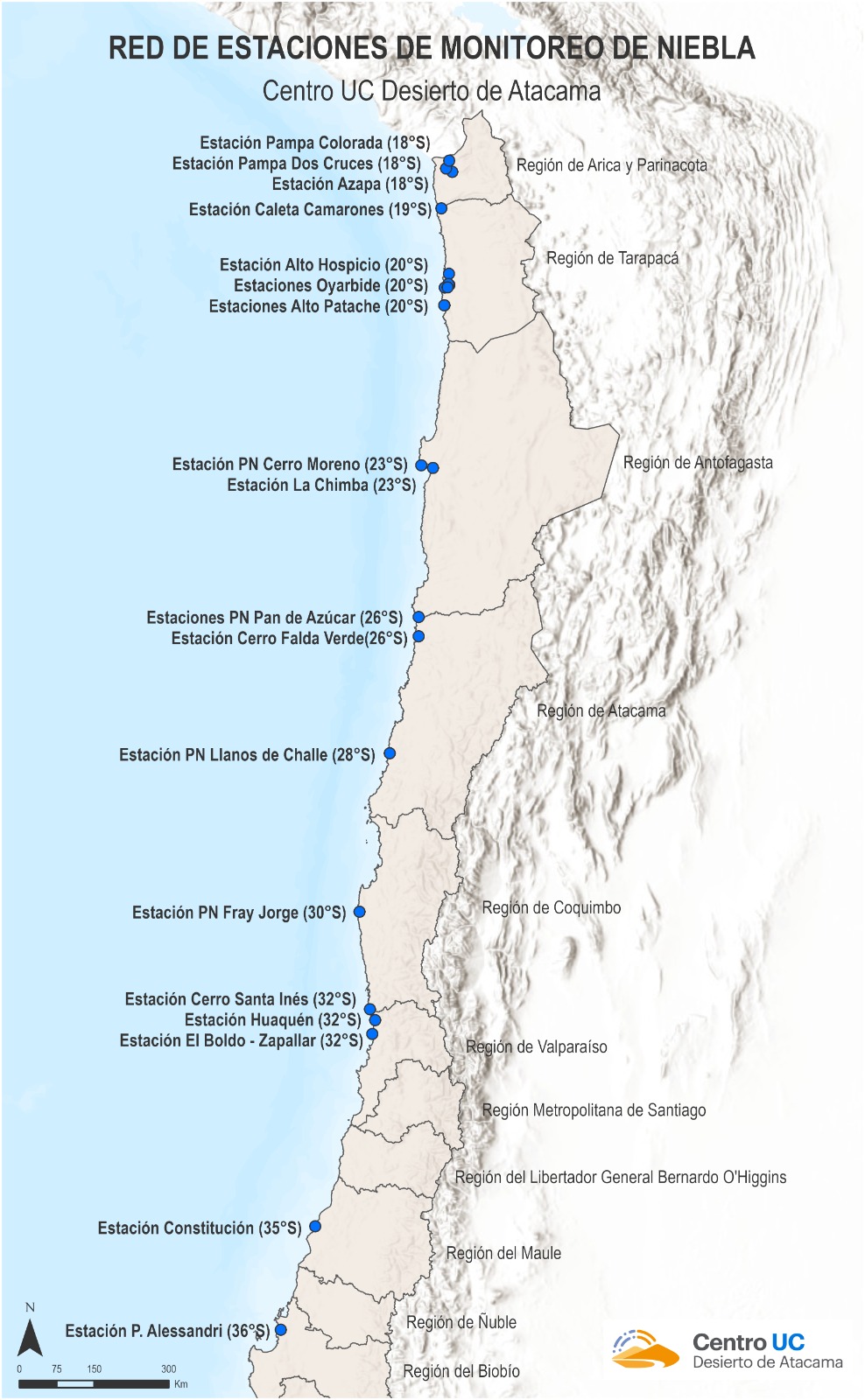 Mapa Red de Monitoreo